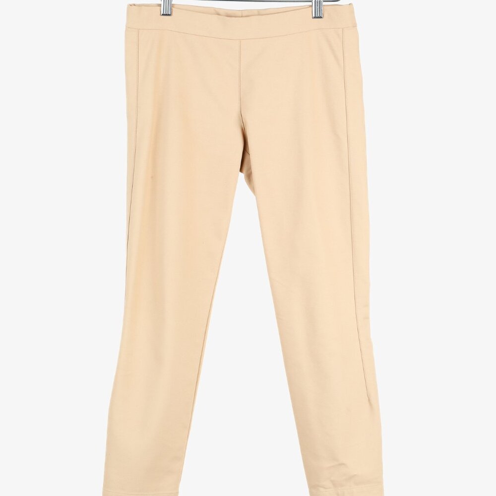 The Row Camel Pull-On Stretch Trousers